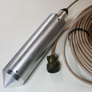 Geofon Triaxial Lubang Bor Borehole Triaxial Geophone