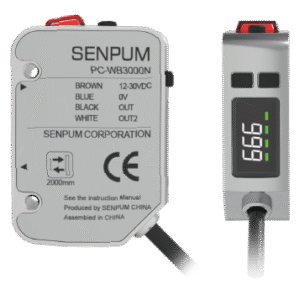 Penguat Terintegrasi Sensor Warna Tipe Tampilan Digital Amplifier Built-in Type Digital Display Colour Sensor PC-W Series