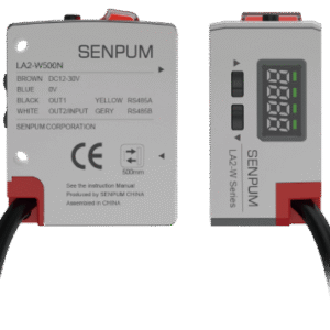 Penguat Terintegrasi Sensor Warna Dengan Tampilan Digital Cahaya Putih Amplifier Built-in Type White Light Digital Display Colour Sensor LA2-W/WS Series
