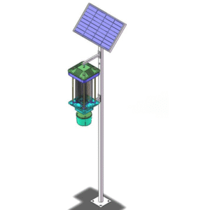 Aksesoris Untuk Stasiun Cuaca NiuBoL Frequency Vibration Solar Insect Trap