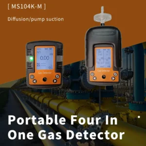 Mesin Uji Deteksi Gas MS104K-M Portable Diffusion & Pump four-in-one Gas Detector